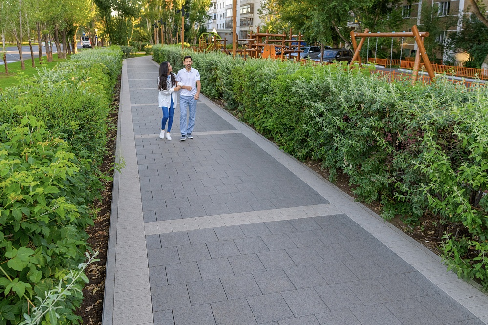 Коллекция тротуарных плит Линия