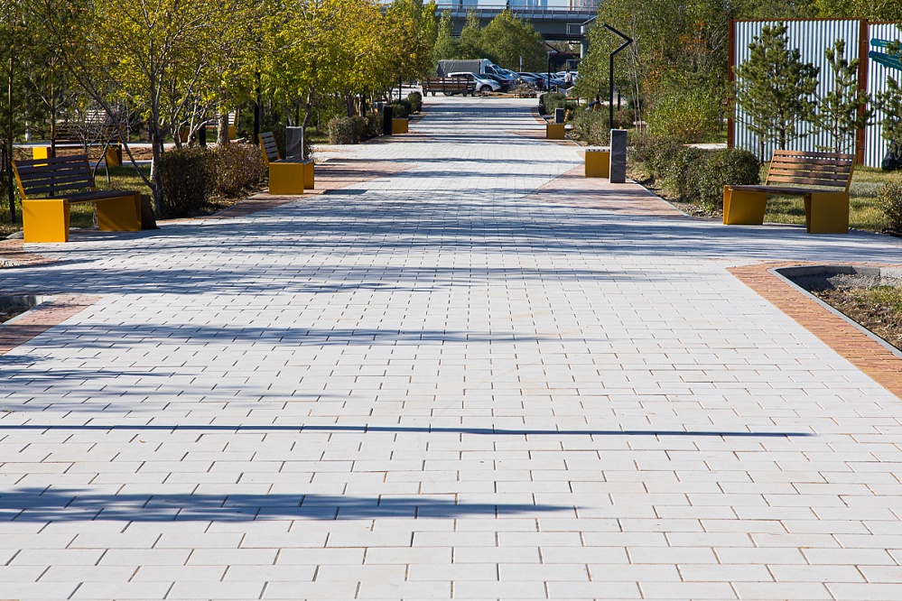 Коллекция тротуарных плит Линия