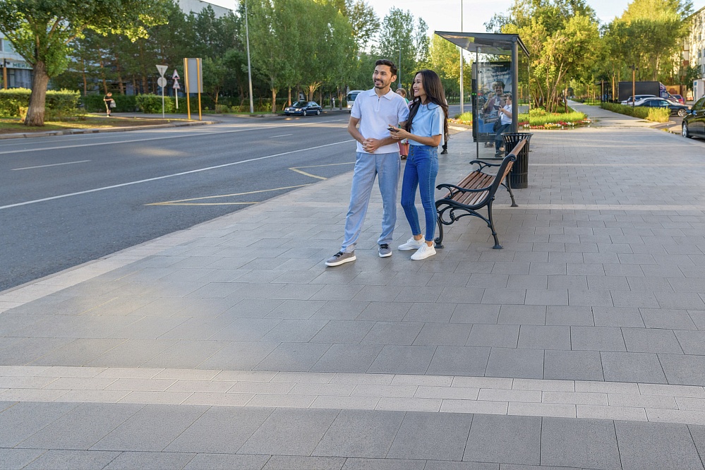 Коллекция тротуарных плит Линия